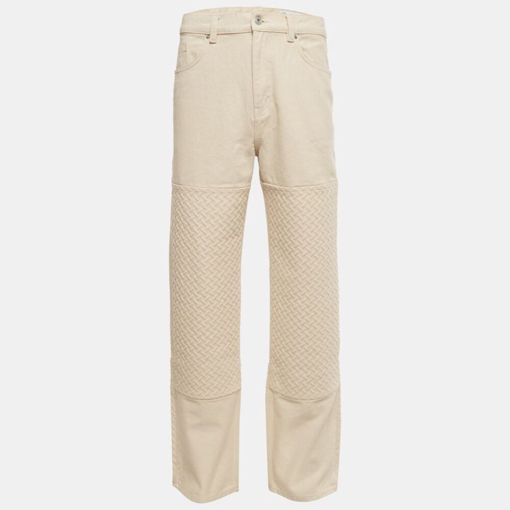 Axel Arigato Beige Textured Denim Jeans S/waist 31"